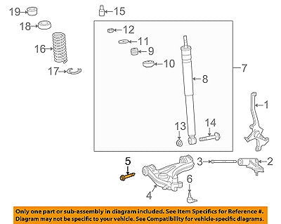 chrysler oem 04 08 crossfire front suspension lower control arm bolt Steering Components Diagram chrysler oem 04 08 crossfire front suspension lower control arm bolt 5097558aa walmart com